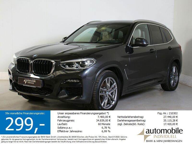 BMW X3 20iA xDr M Sport LED ACC HuD AHK LiveCockpit