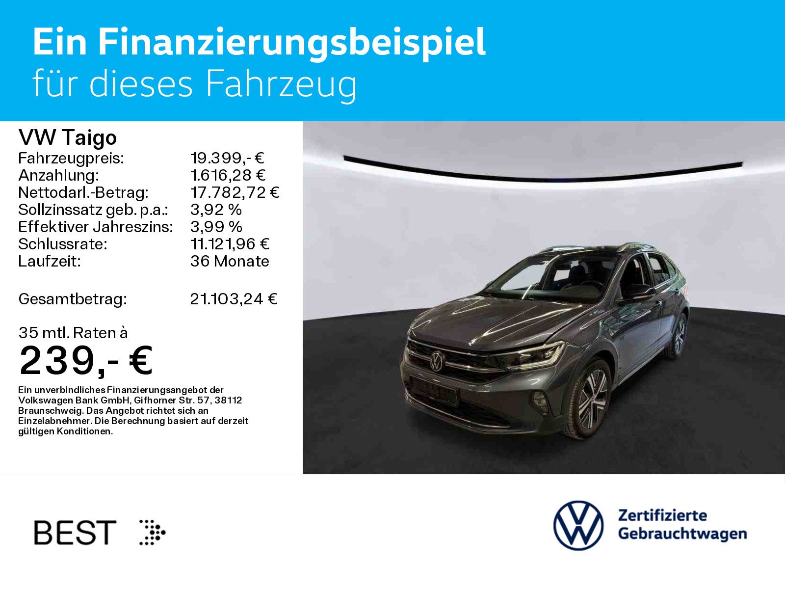 Volkswagen Taigo 1.0 TSI DSG STYLE*IQ.LIGHT*AHK*KAMERA*PDC* imagem 2
