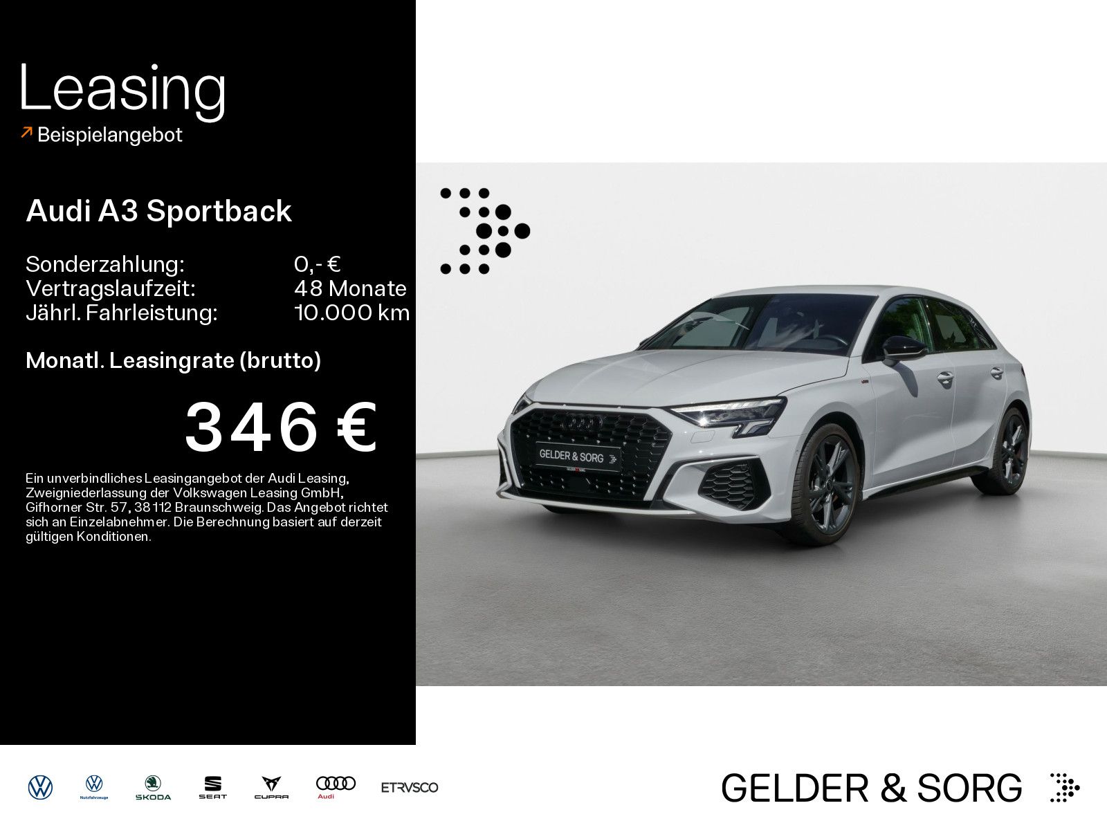 Audi A3 Sportback 30 TDI S line *LED*Fahrschulwagen*