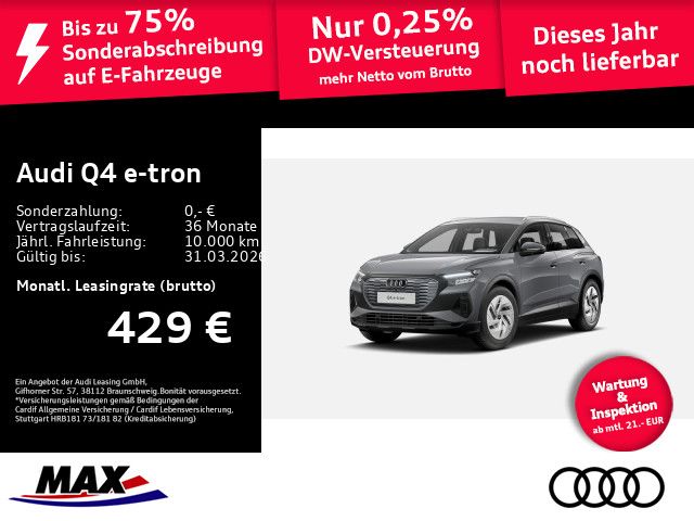 Audi Q4 40 e-tron 150 kW #FREI KONFIGURIERBAR#