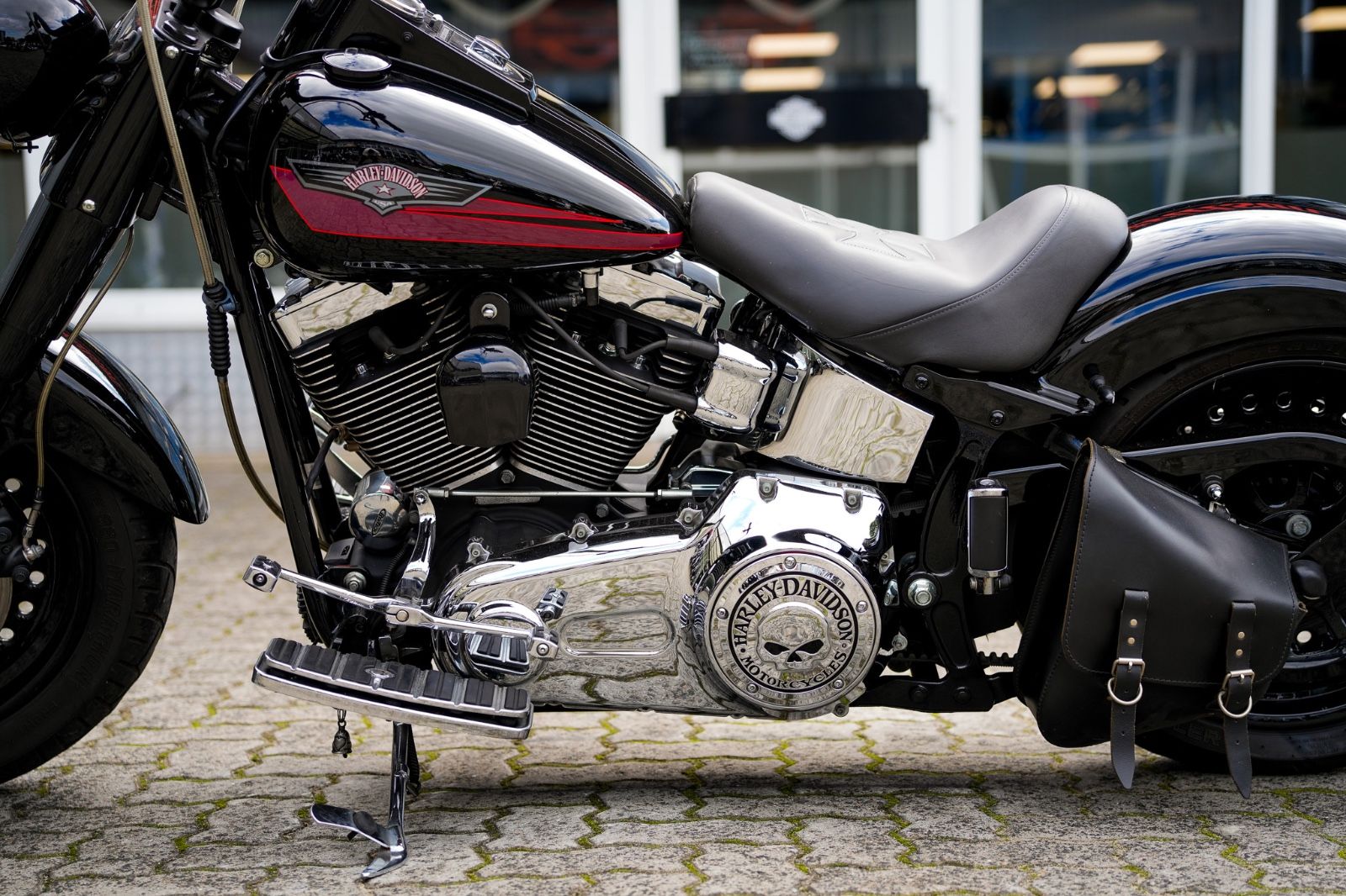 Fahrzeugabbildung Harley-Davidson FLSTF Fat Boy Twin Cam 96B - Ape - Kesstech