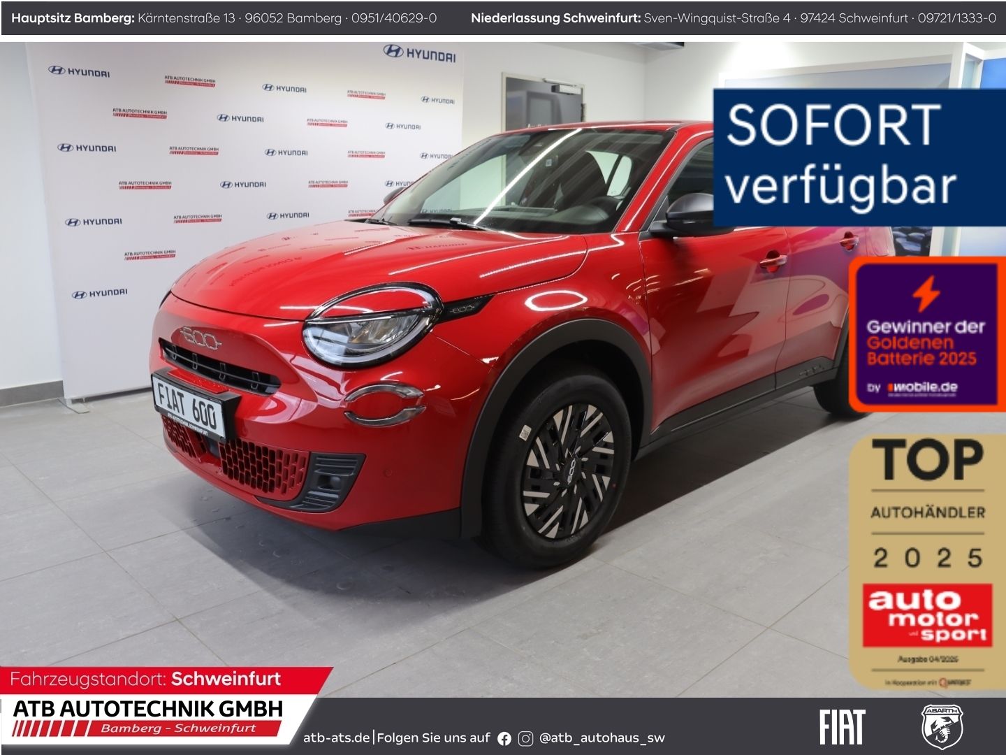 Fiat 600 Hybrid MY25 Special Edition 1.2 T3 110PS