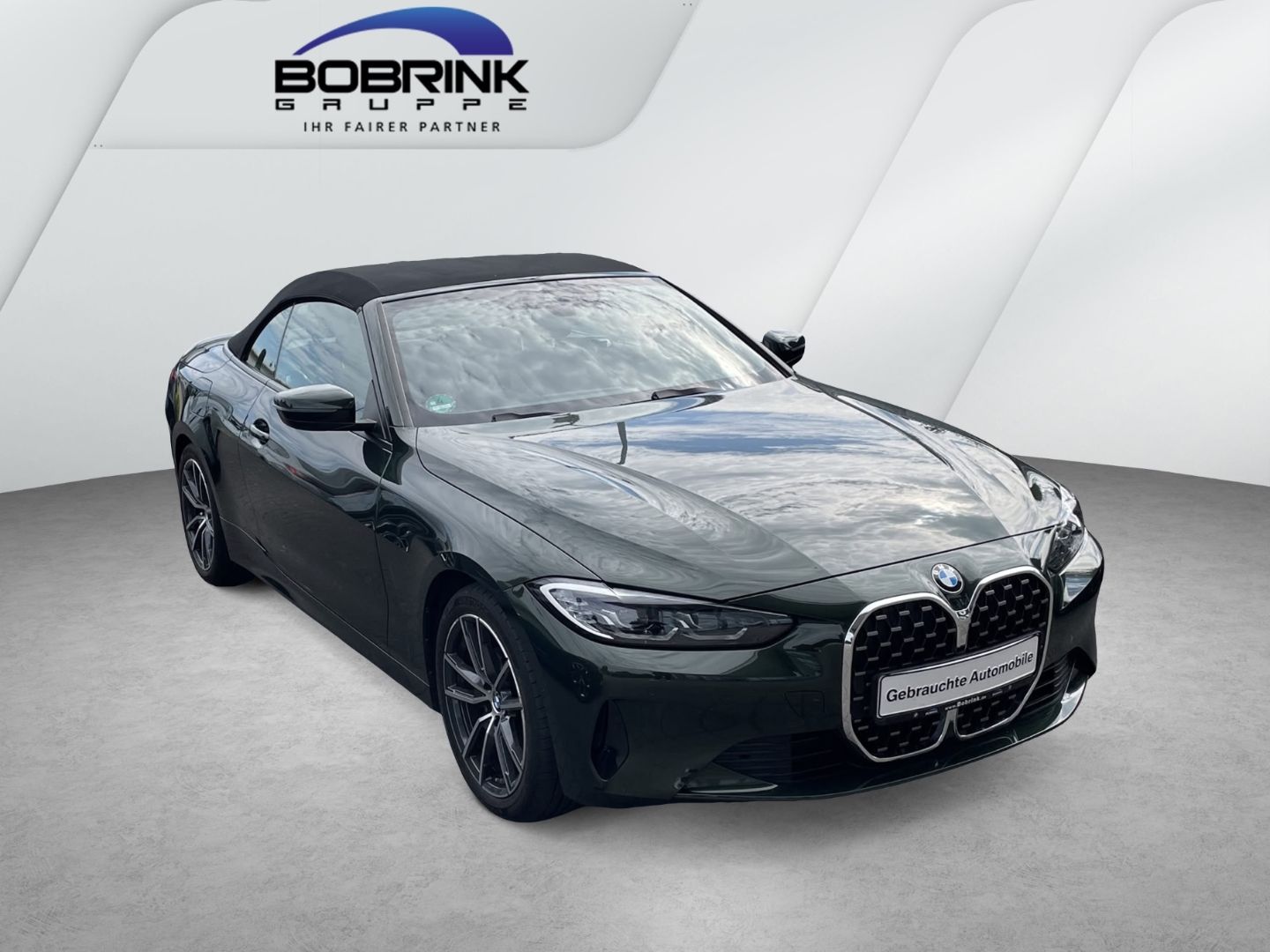 BMW 420 i Cabrio Navi Sitzh. Tempomat PDC Sportlenkr foto 2