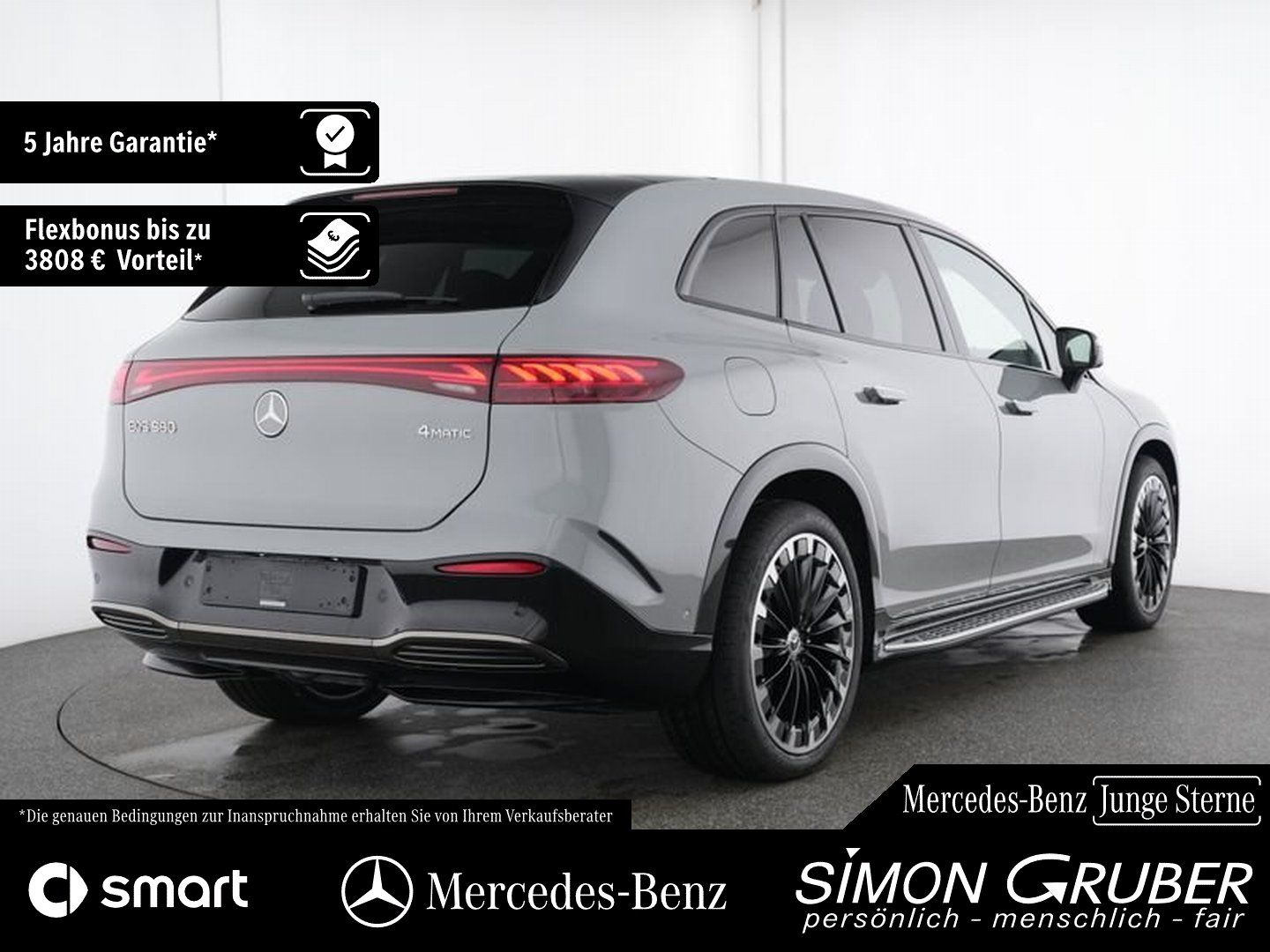 Fahrzeugabbildung Mercedes-Benz EQS 580 4M SUV AMG Massage Sitzklima AHK Md 2026