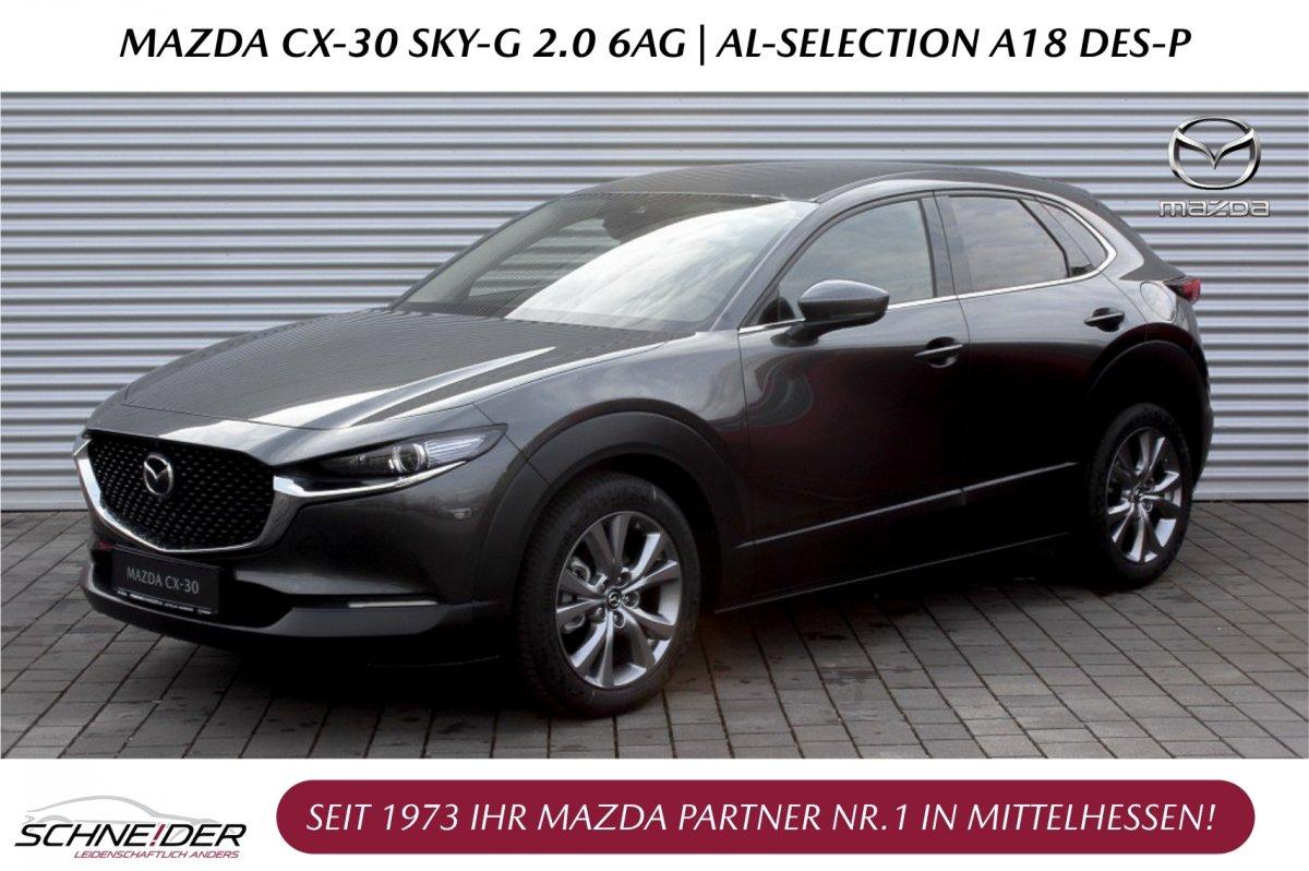 Mazda CX-30 SKY-G 122 AT Selection + Designpaket & M+S
