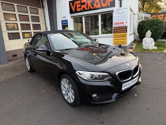 BMW 220i Cabrio Advantage Leder Navi Bi Xenon PDC SH