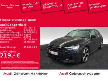Audi Leasingangebot: Audi S3 Sportback 2.0 TFSI Kamera LED Navi virtual cO