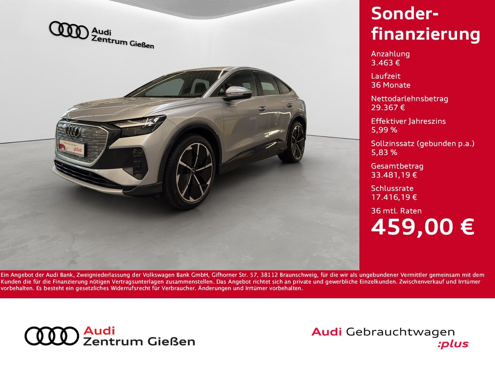 Audi Q4 e-tron Sportback 50 quattro SONOS LED Navi Ka imagem 2