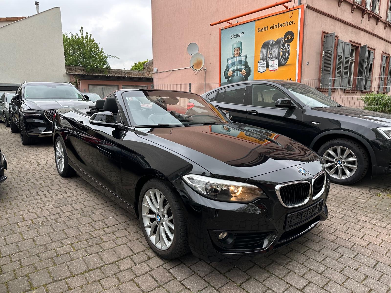 BMW 218 d Cabrio  Advantage Leder/kamera/Navi