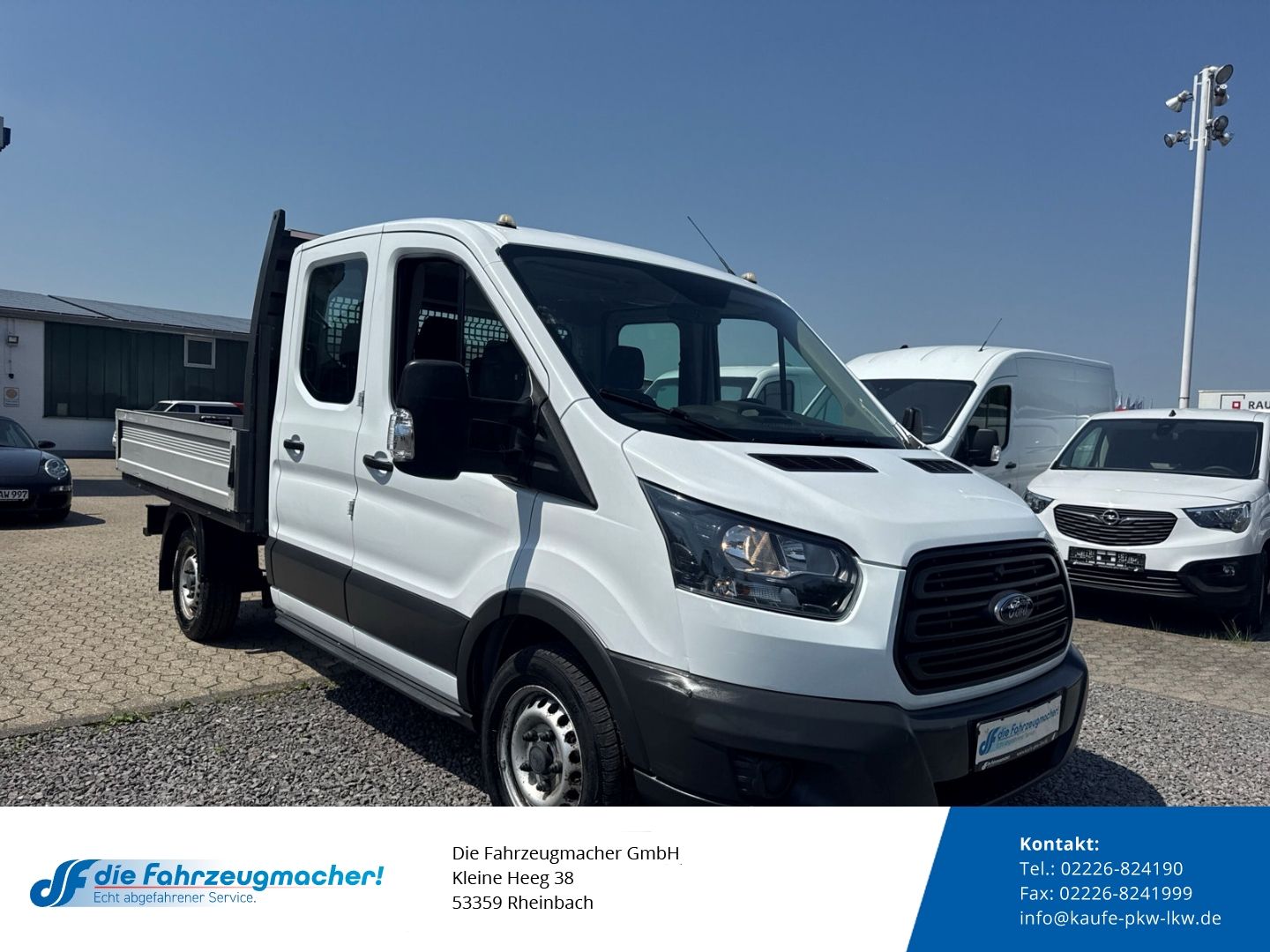 Fahrzeugabbildung Ford Transit Pritsche 310 L2 Doppelkabine AHK Tel.-Vo