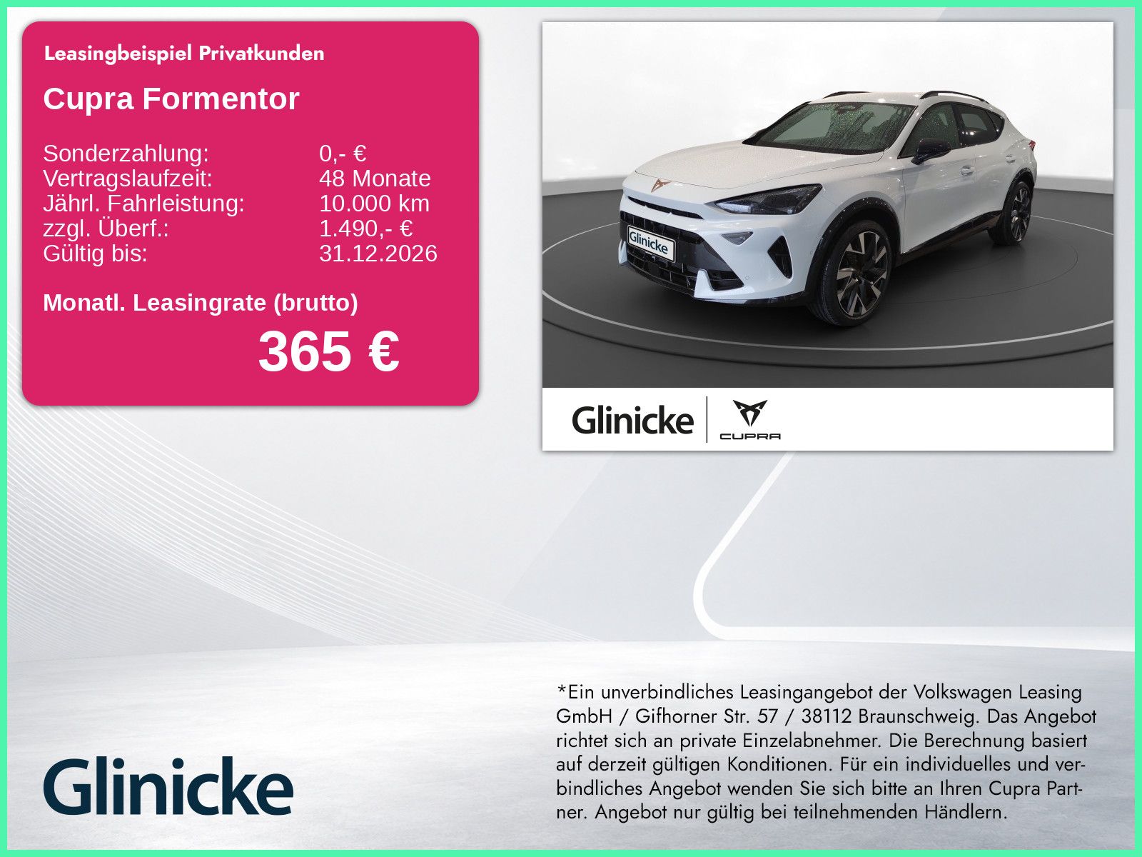 Cupra Formentor VZ 2.0 TSI 7-Gang DSG 4Drive