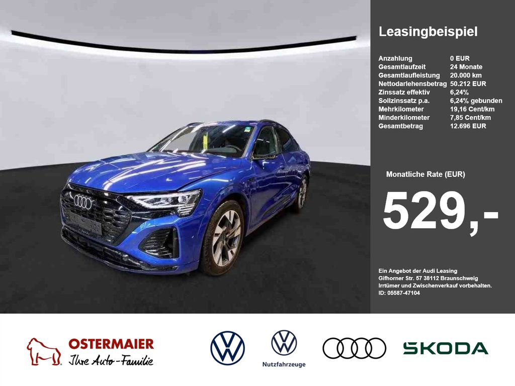 Audi Q8 e-tron Sportback S-LINE 55 QUATTRO 408PS. MAT