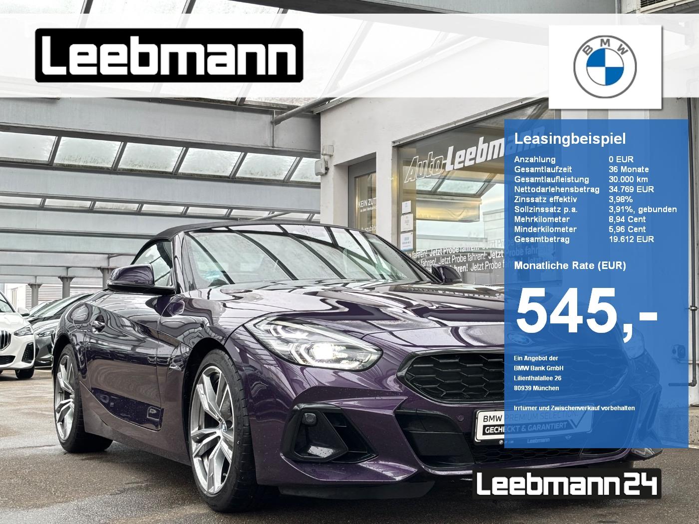 BMW Z4 sDrive20i M-Sport HK-HiFi GARANTIE-02/2030
