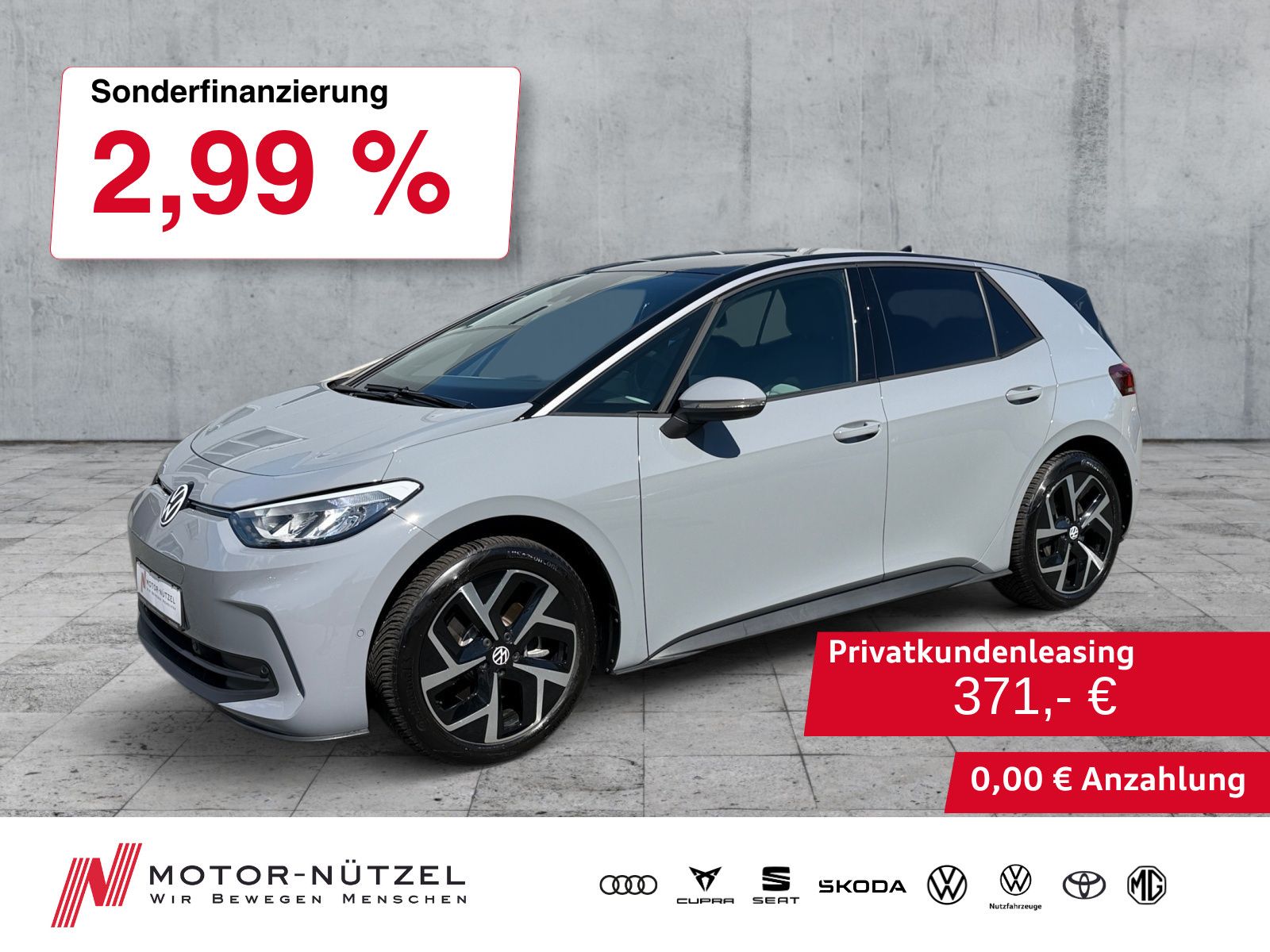 Volkswagen ID.3 150kW Pro MOVE LED+NAVI+APP+ACC+SHZ+RFK+DAB