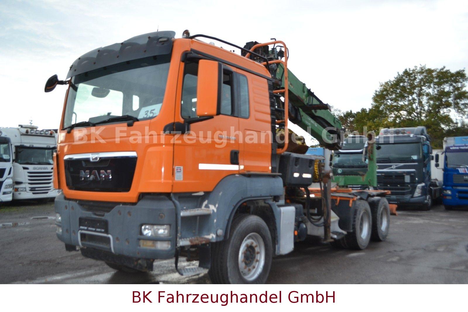 MAN TGS 33.540, 6x4, Kran, Holz