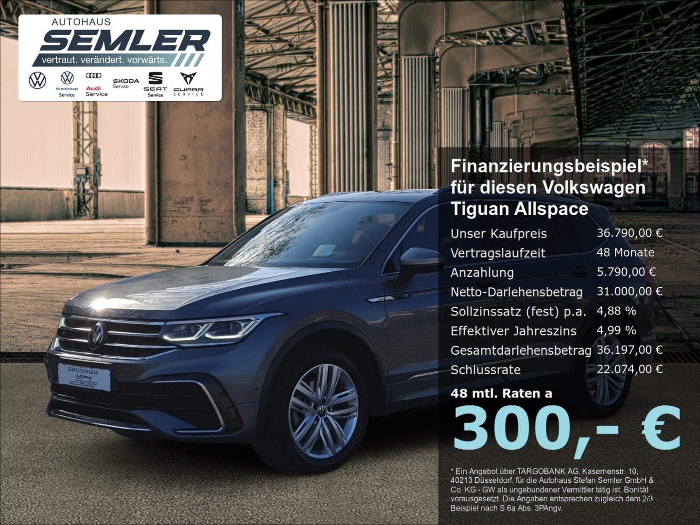 Volkswagen Tiguan Allspace R-Line 4M 7-SIT STNDHZ PANO HUD