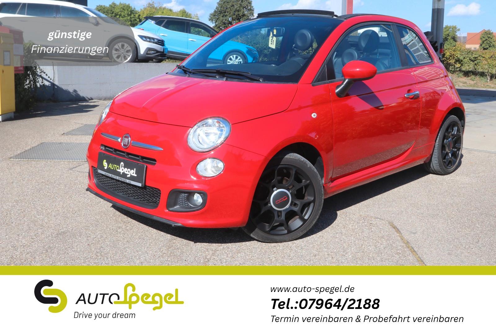 Fiat 500S Klima Alu Cabrio MFL Nebel wenig KM