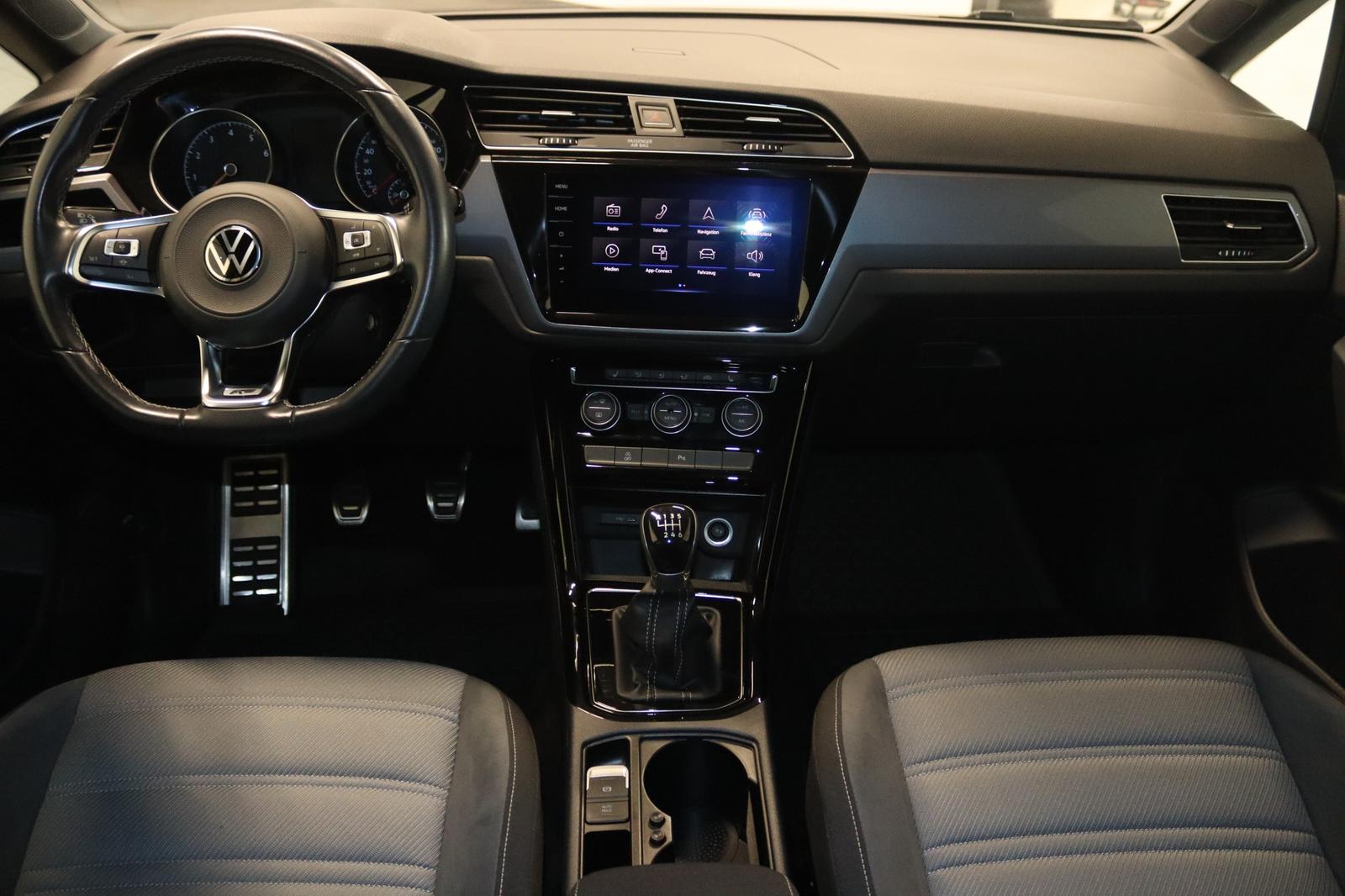 Volkswagen Touran 1.5 TSI 3x R-Line NAV-LED-ACC-4xSHZ-TOTW-, миниатюра 13