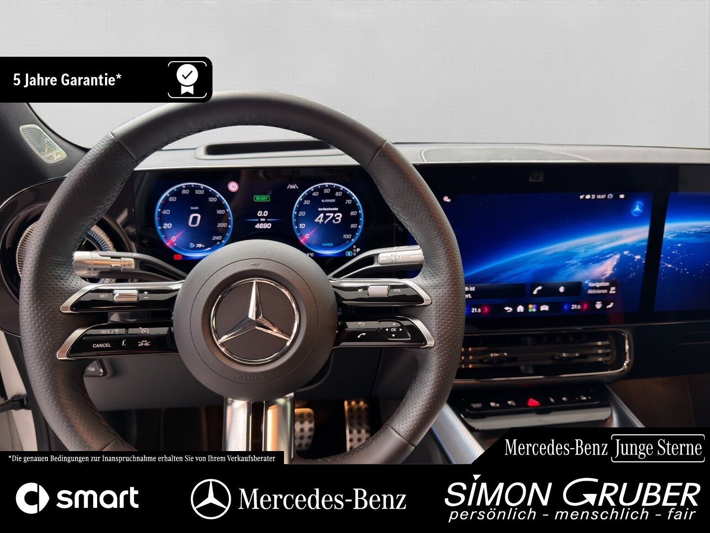 Fahrzeugabbildung Mercedes-Benz CLA 250+ SB AMG+ Superscreen Burm 400/800V AHK