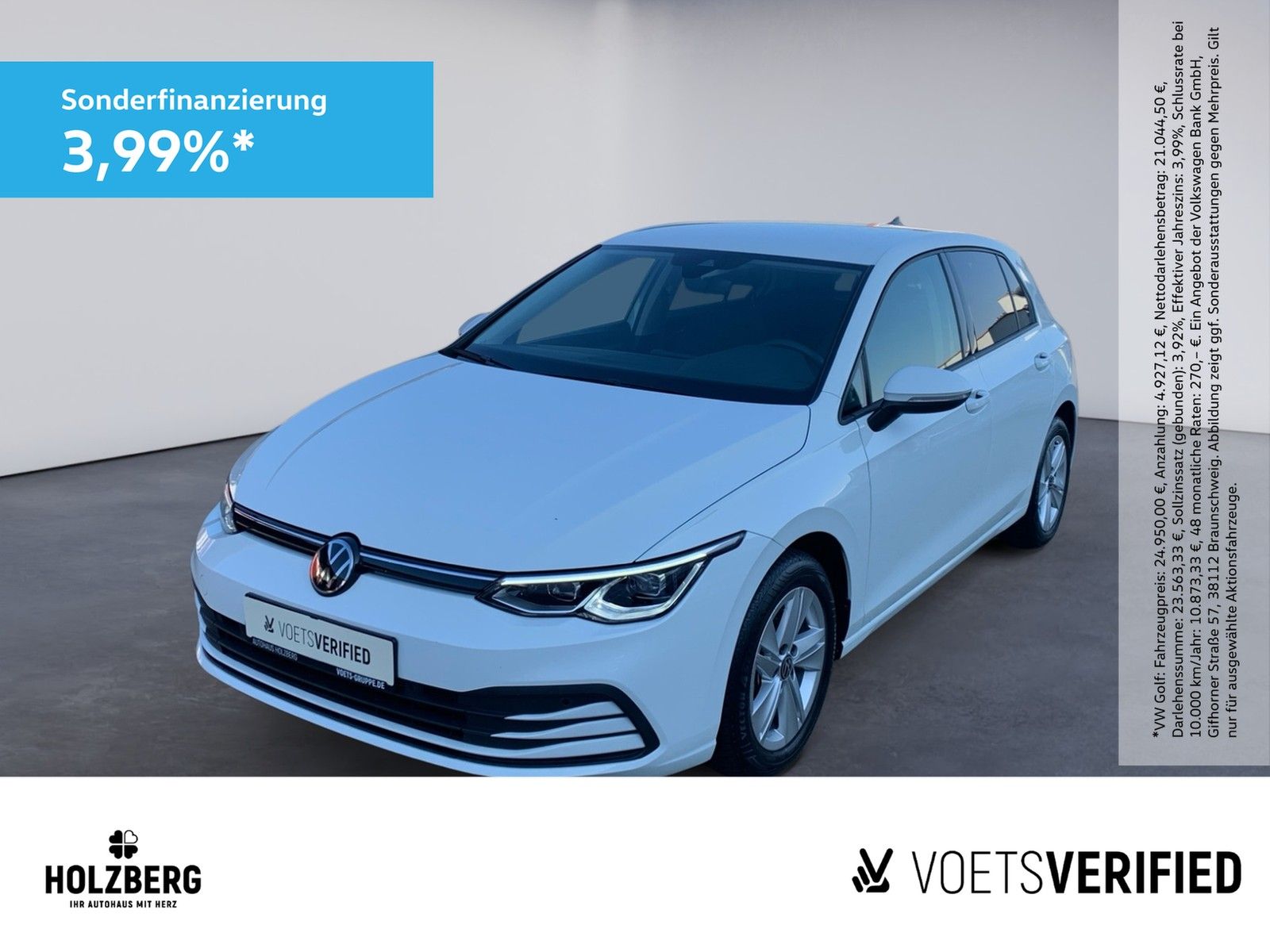 Volkswagen Golf 1.5 TSI Life LED+NAVI+RFK