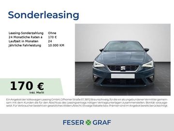 Seat Leasingangebot: Seat Ibiza 1.0 TSI FR DSG SHZ|GJR|NAVI|PDC+RFK