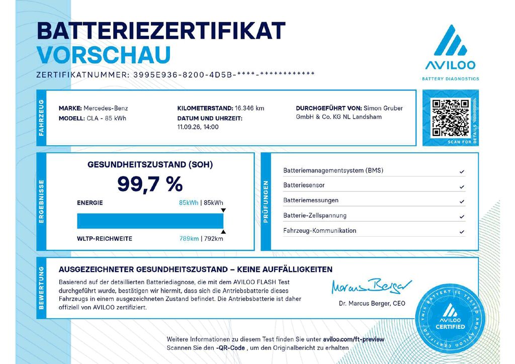 Fahrzeugabbildung Mercedes-Benz CLA 350 4M AMG Night Plus Superscreen Burm AHK