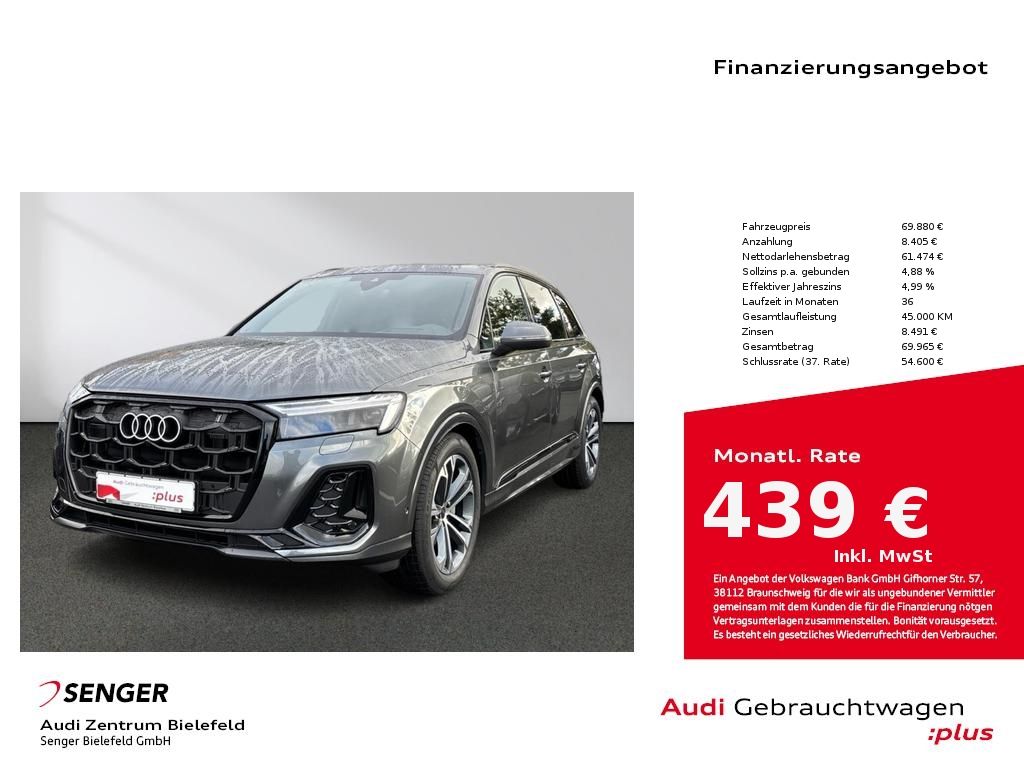 Audi Q7 S line 50 TDI quattro MMI Matrix Pano