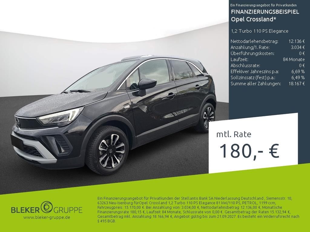 Opel Crossland X 1,2 Turbo 110 PS Elegance