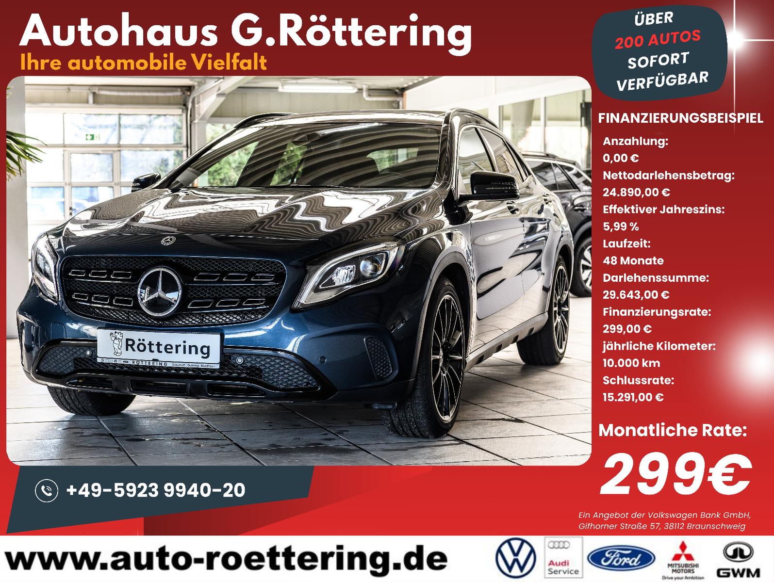Mercedes-Benz GLA 250 LED+AHK+PANO+KAMERA+KEYLESS+E-HECKKLAPPE