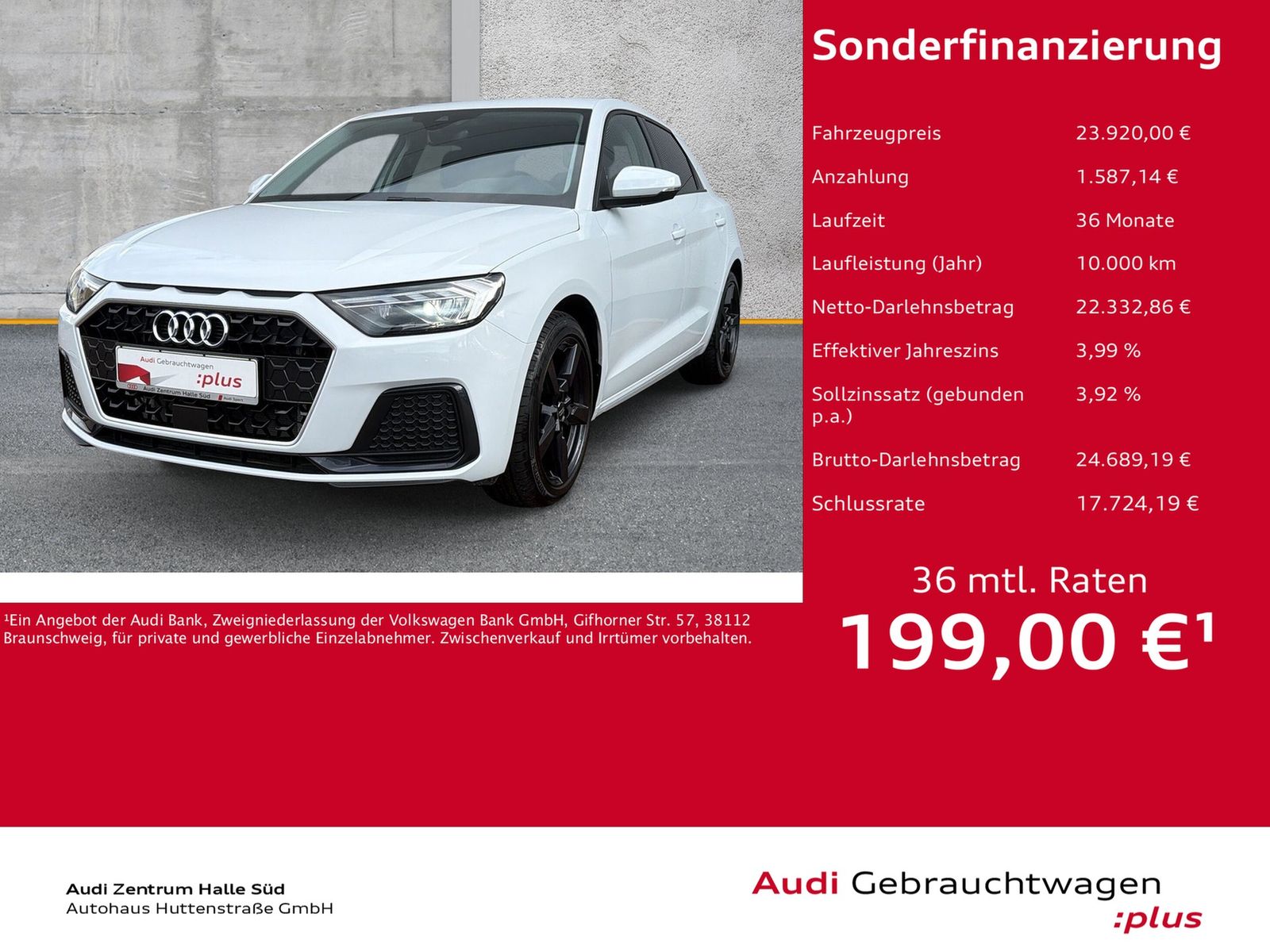 Audi A1 Sportback 30 TFSI advanced LED NAVI