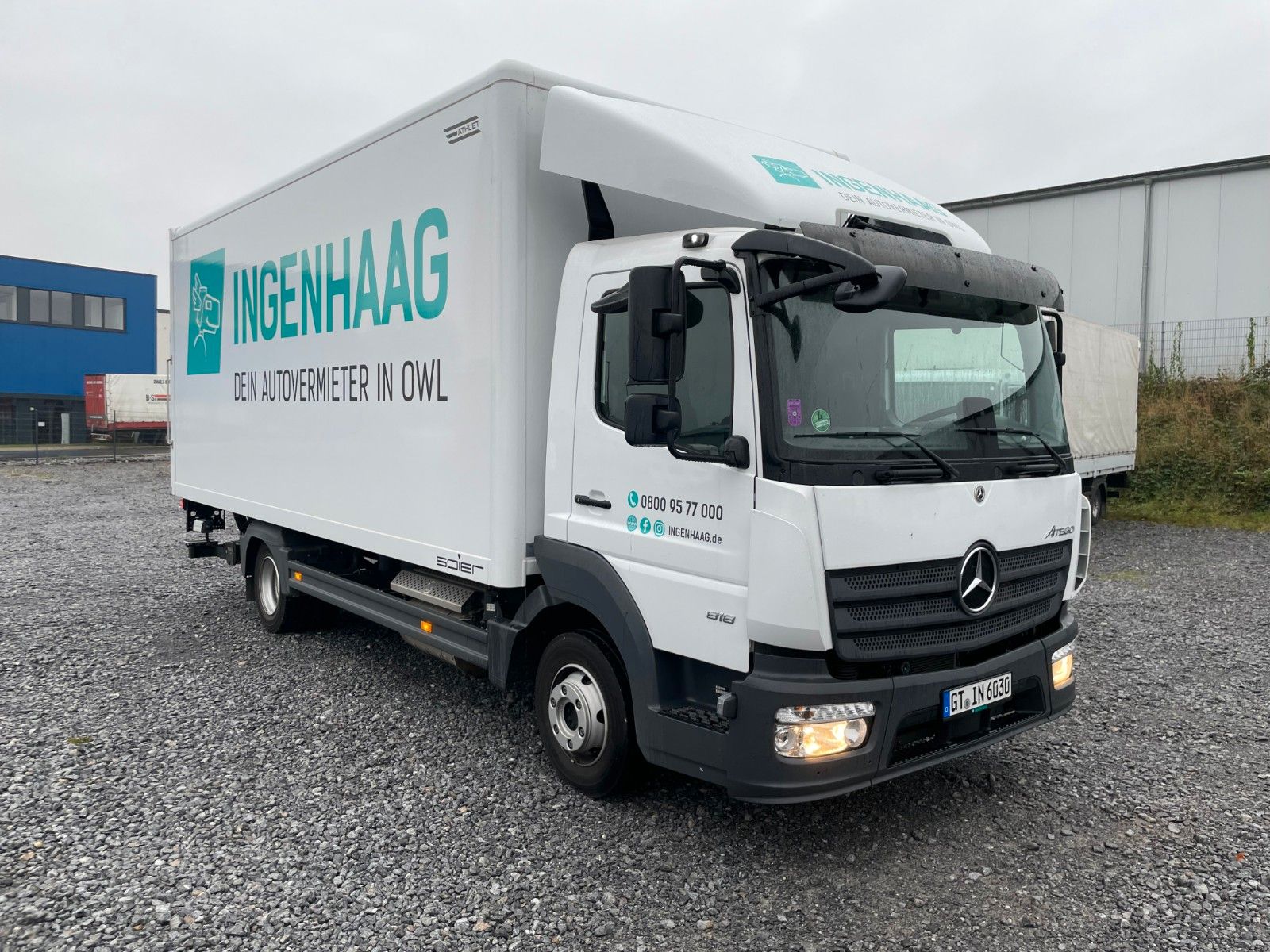 Fahrzeugabbildung Mercedes-Benz Atego 818 L Koffer LBW AHK Klima