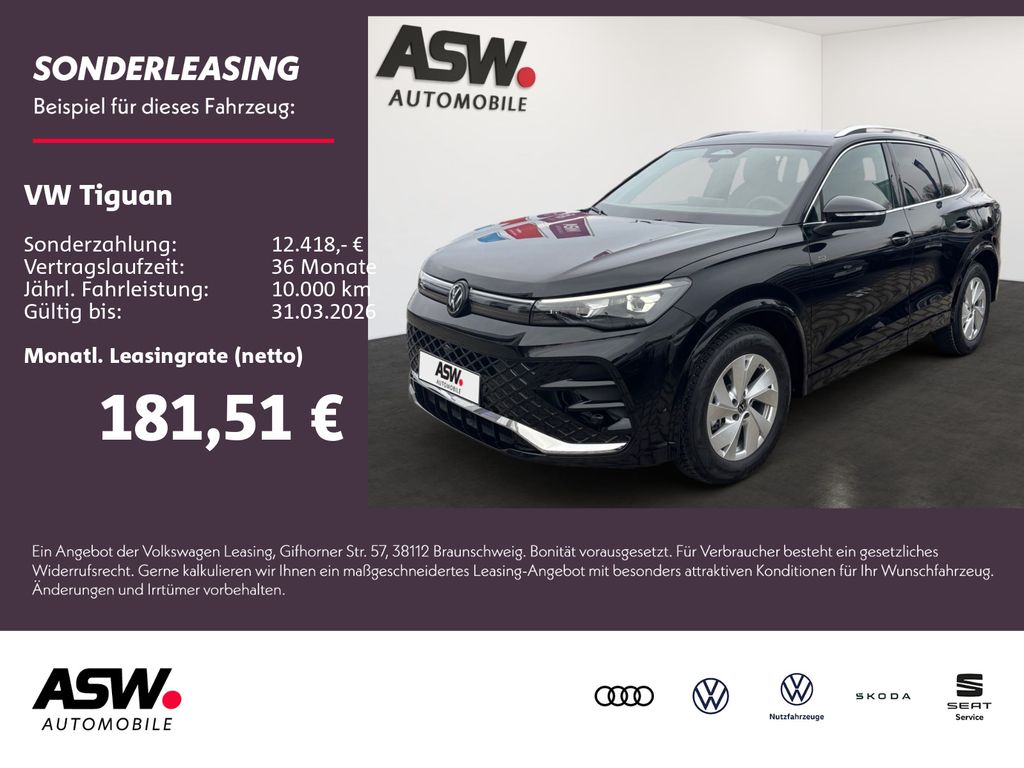 Volkswagen Tiguan R-Line 1,5 l eTSI OPF 110 kW (150 PS) 7-G