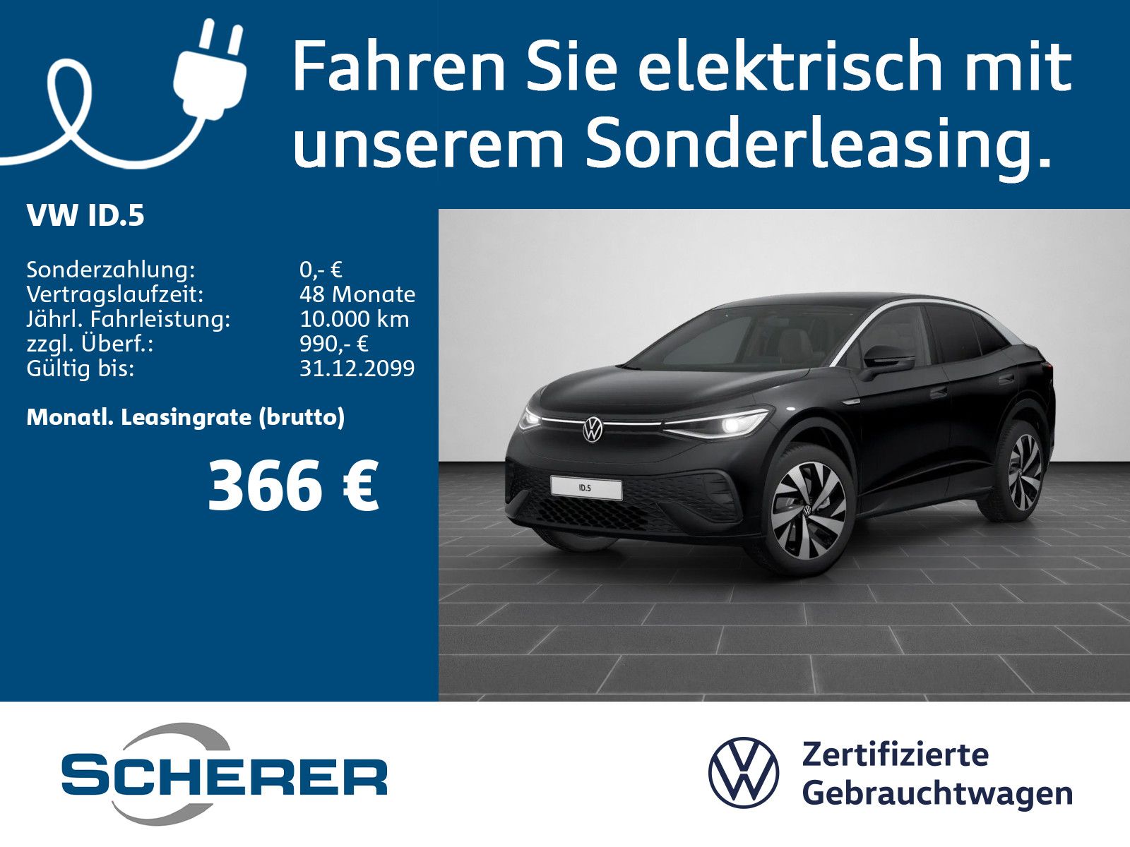 Volkswagen ID.5 Pro 82 kWh MATRIX PANO ACC CARPLAY