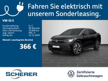 Volkswagen Leasingangebot: Volkswagen ID.5 Pro 82 kWh MATRIX PANO ACC CARPLAY