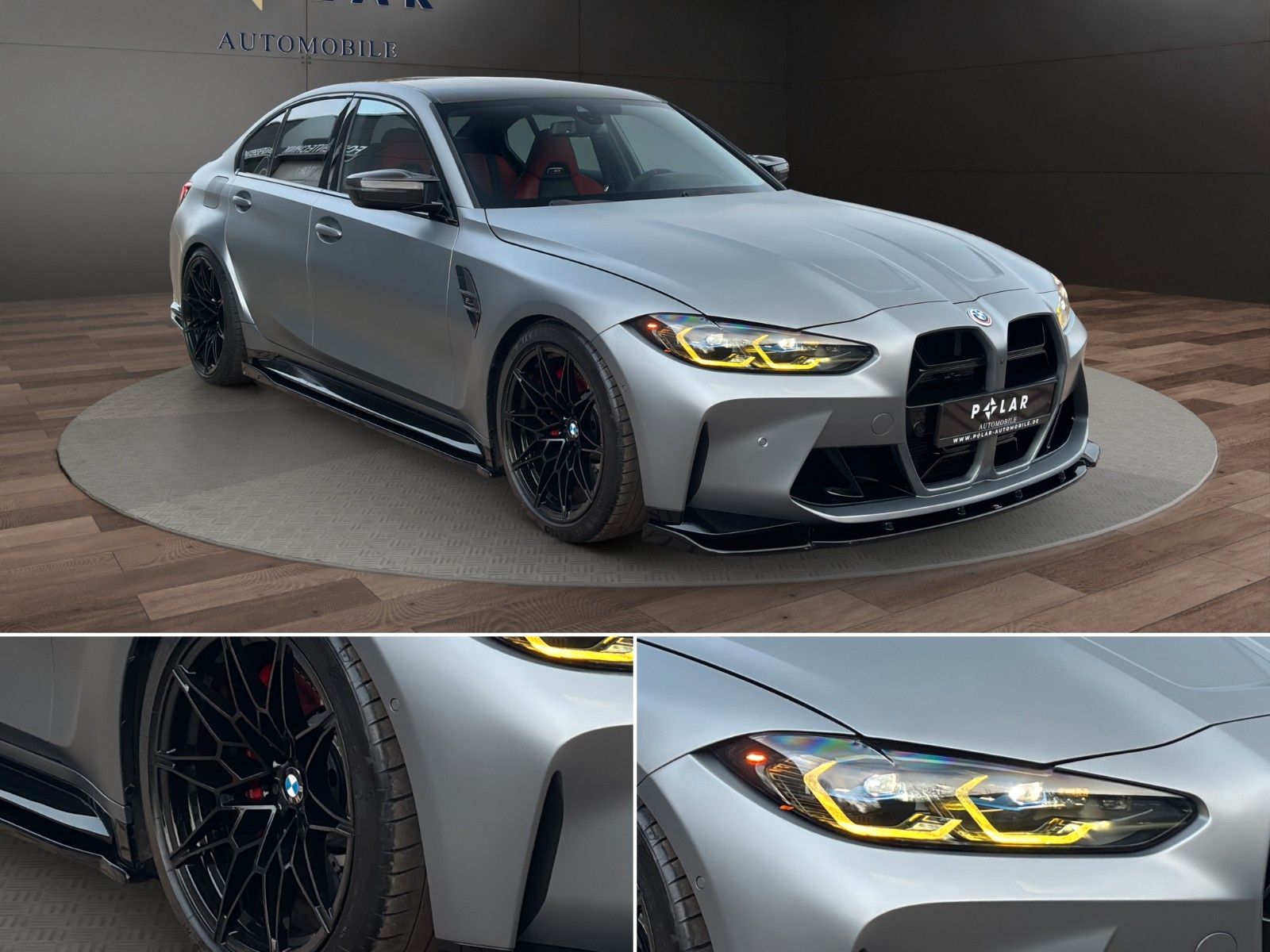 Fahrzeugabbildung BMW M3 Comp. Gelbe M-DRL/Carbon/M-Drivers/Individual