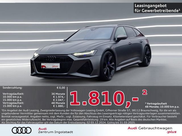 Audi RS6 Avant performance LASER Keramik Pano NP:188T