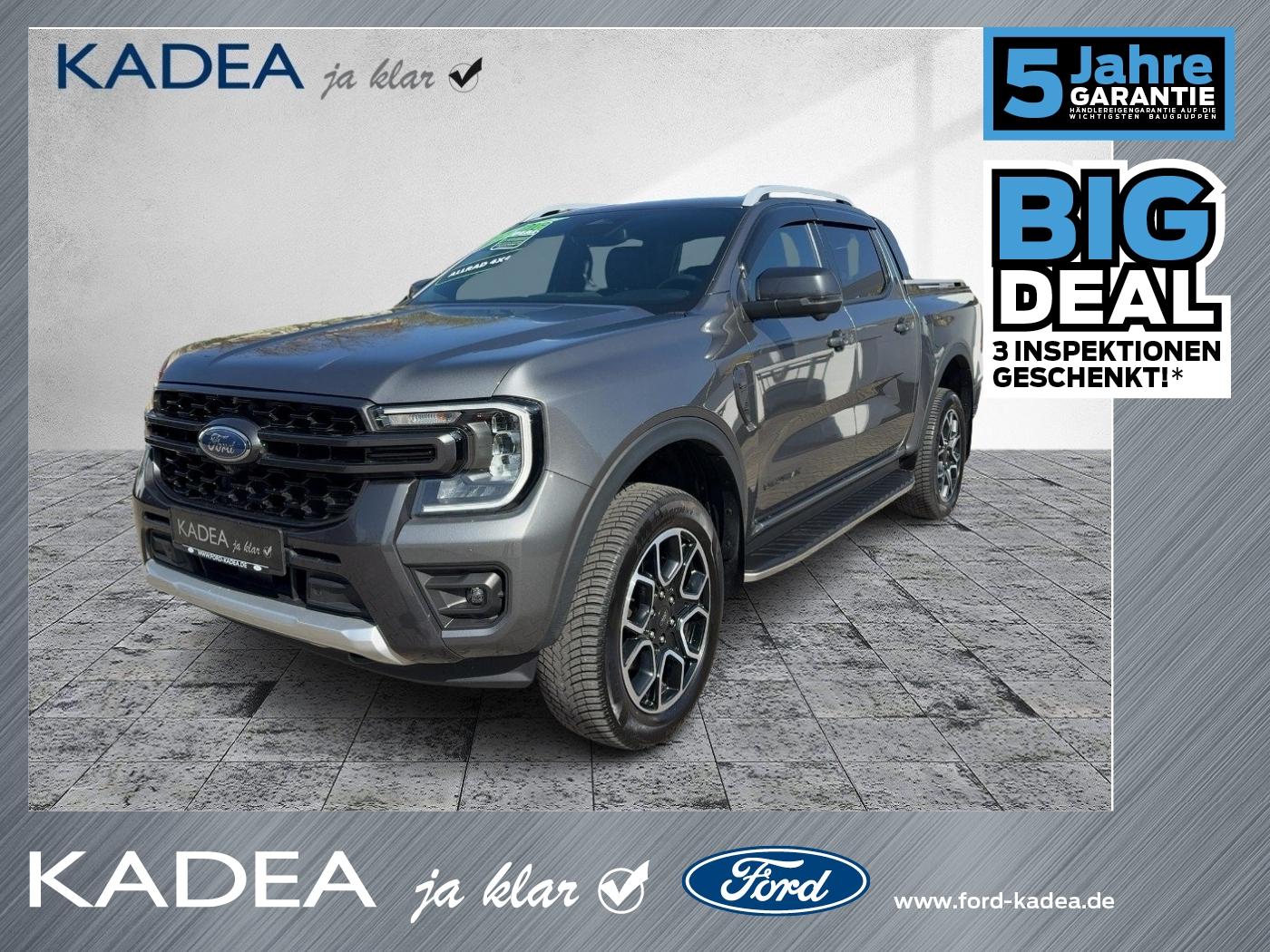 Ford Ranger 4WD DoKa Wildtrak AHK+ROLLO+360°KAMERA+TW