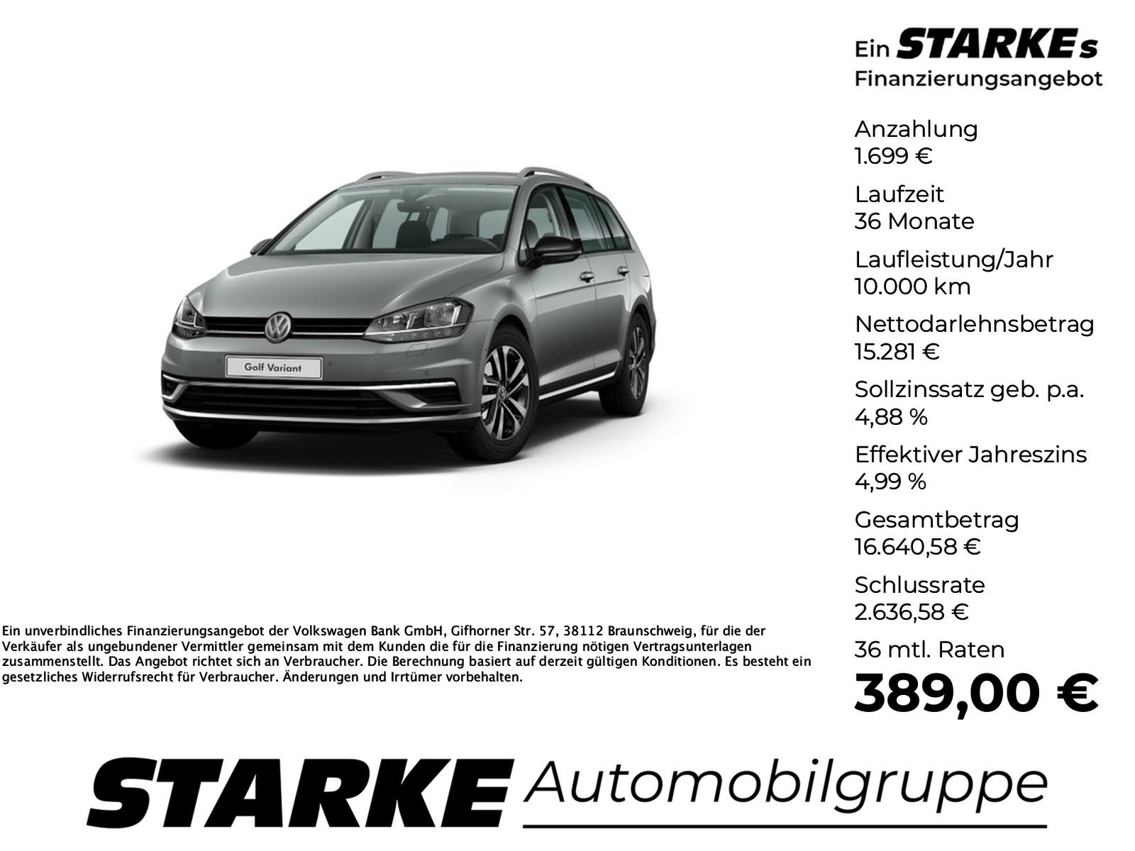 Volkswagen Golf VII Variant 1.0 TSI Navi Klima PDC ACC