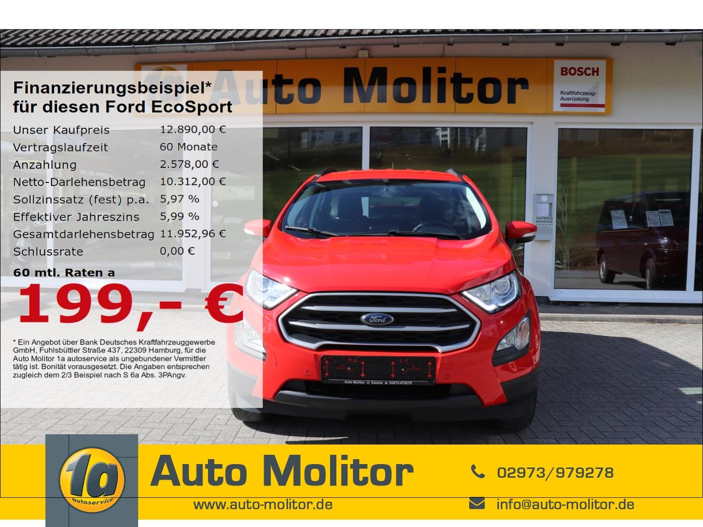 Ford EcoSport Cool & Connect AHK-abnehmbar Soundsyste