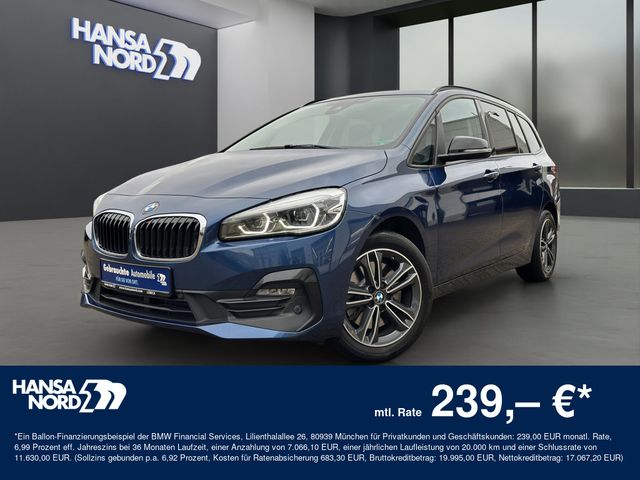 BMW 218d xDrive Gran Tourer SPORTLINE LED NAVI PANO