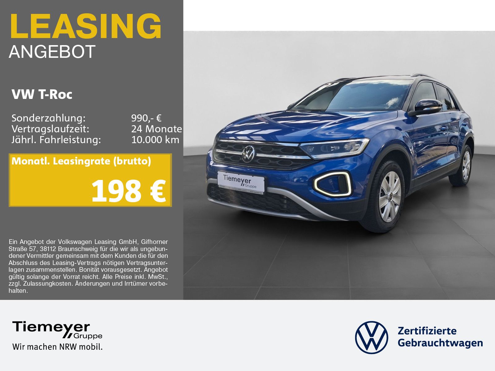 Volkswagen T-Roc 2.0 TDI STYLE PANO LM18 ASSIST EASYOPEN