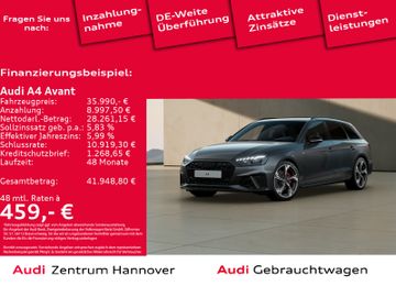Audi Leasingangebot: Audi A4 Avant S line 40 TFSI Matrix B&O Pano Kamera A