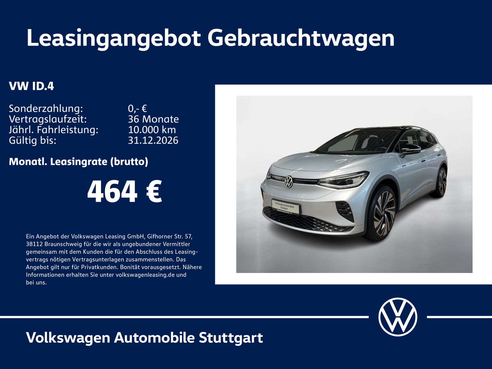 Volkswagen ID.4 GTX Navi Kamera Stdhzg ACC LED SHZ