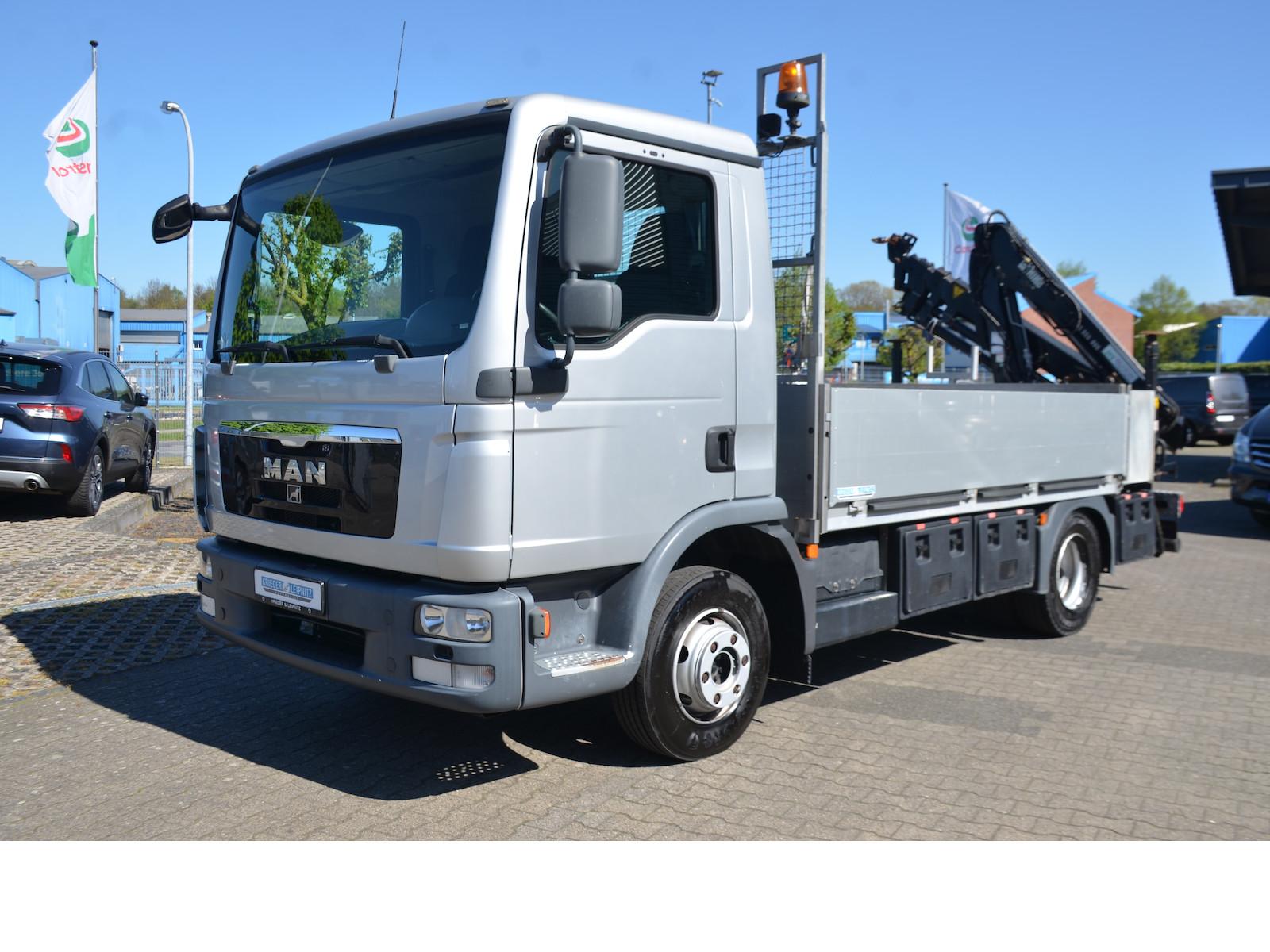 MAN TGL 8.150 Pritsche HIAB Heckkran-11m Klima