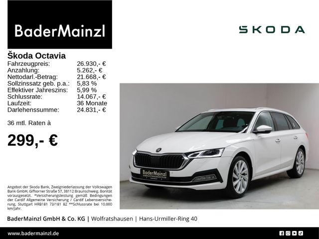 Skoda Octavia Combi 2.0 TDI DSG Style Pano Matrix HUD