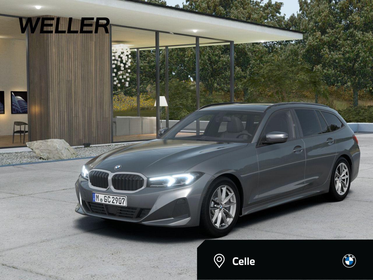 BMW 318d Touring Aut. AHK,Pano,Leder,Ad.LED,H/K,DA