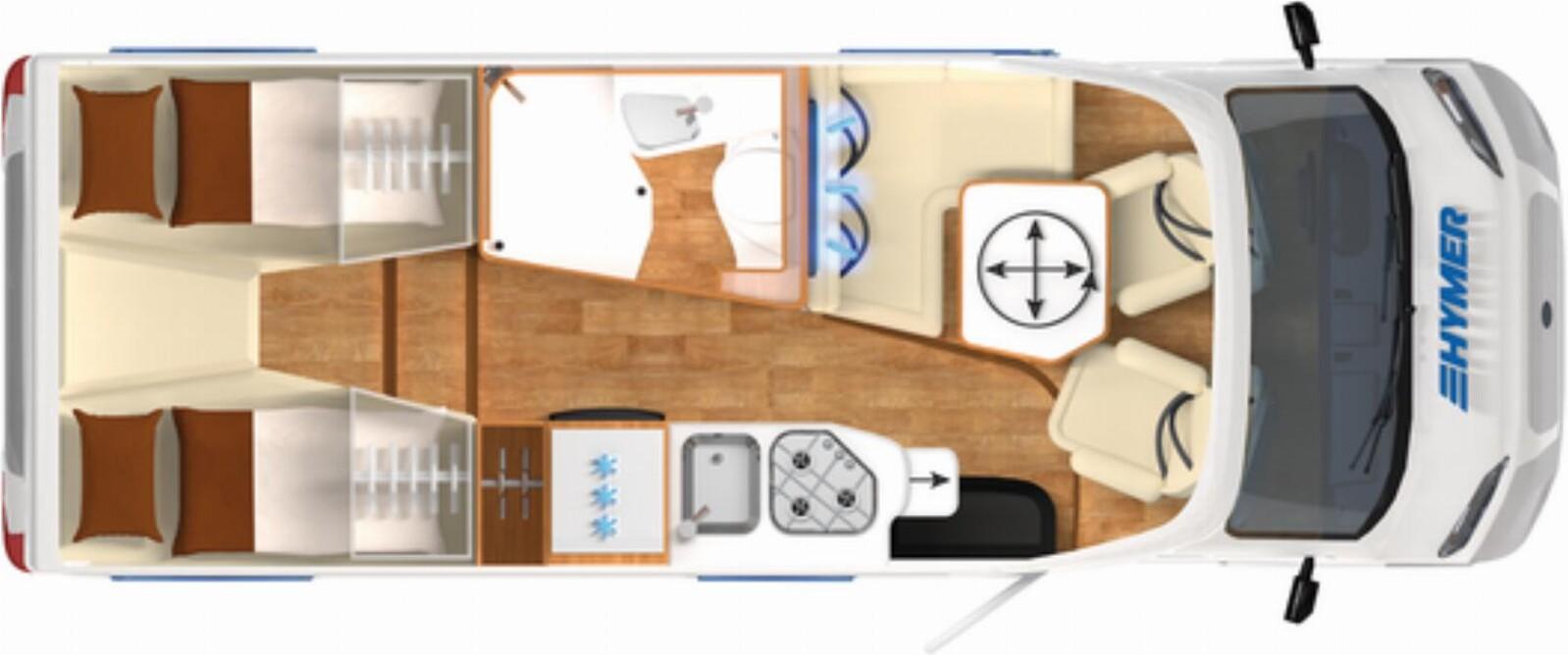 HYMER / ERIBA / HYMERCAR Exsis-t Pure 580 Abverkauf Mietflotte