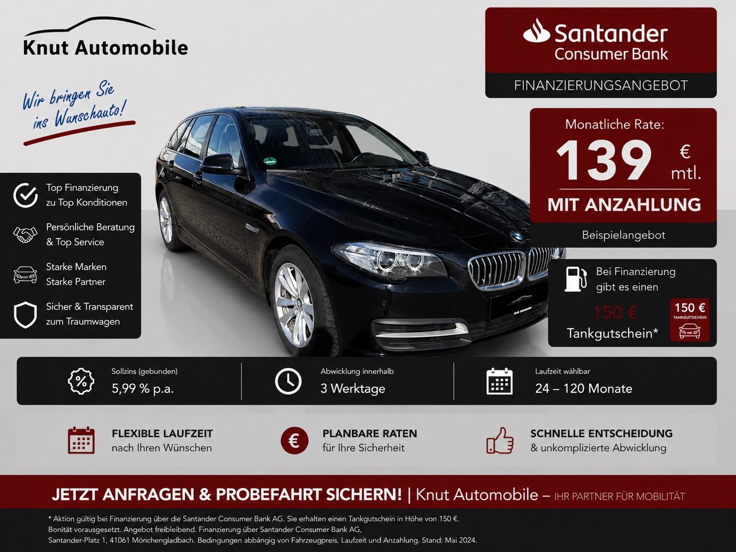 BMW 520d Touring*2.Hd*Navi*Leder*Scheckheftgepflegt