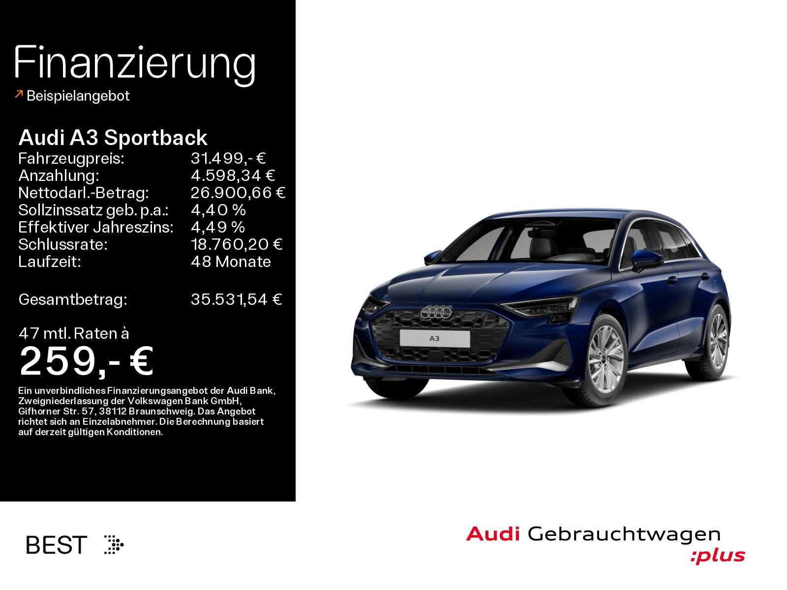 Audi A3 Sportback 35 TDI advanced*NAVI-PLUS*LED*KAMER