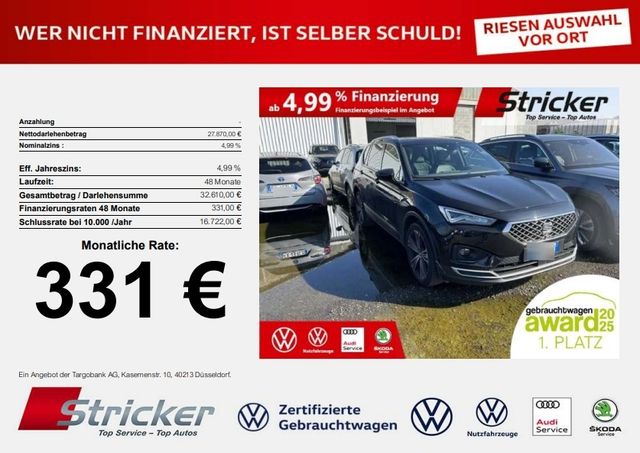 SEAT Tarraco XCELLENCE 2.0TDI DSG 4x4 331,-ohne Anzah